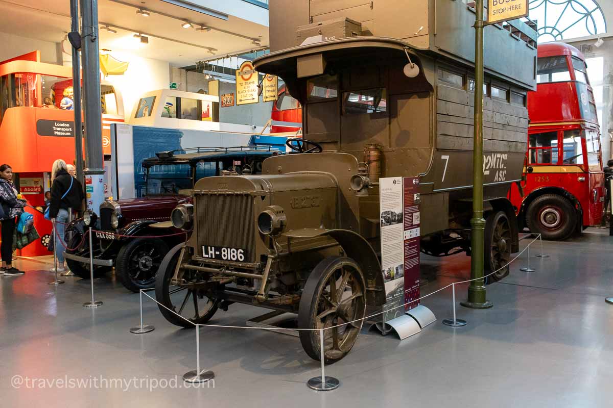 Find out how buses were used in WWI to transport troops to the front line