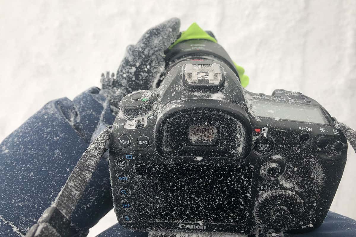 Winter conditions can be hard on camera gear