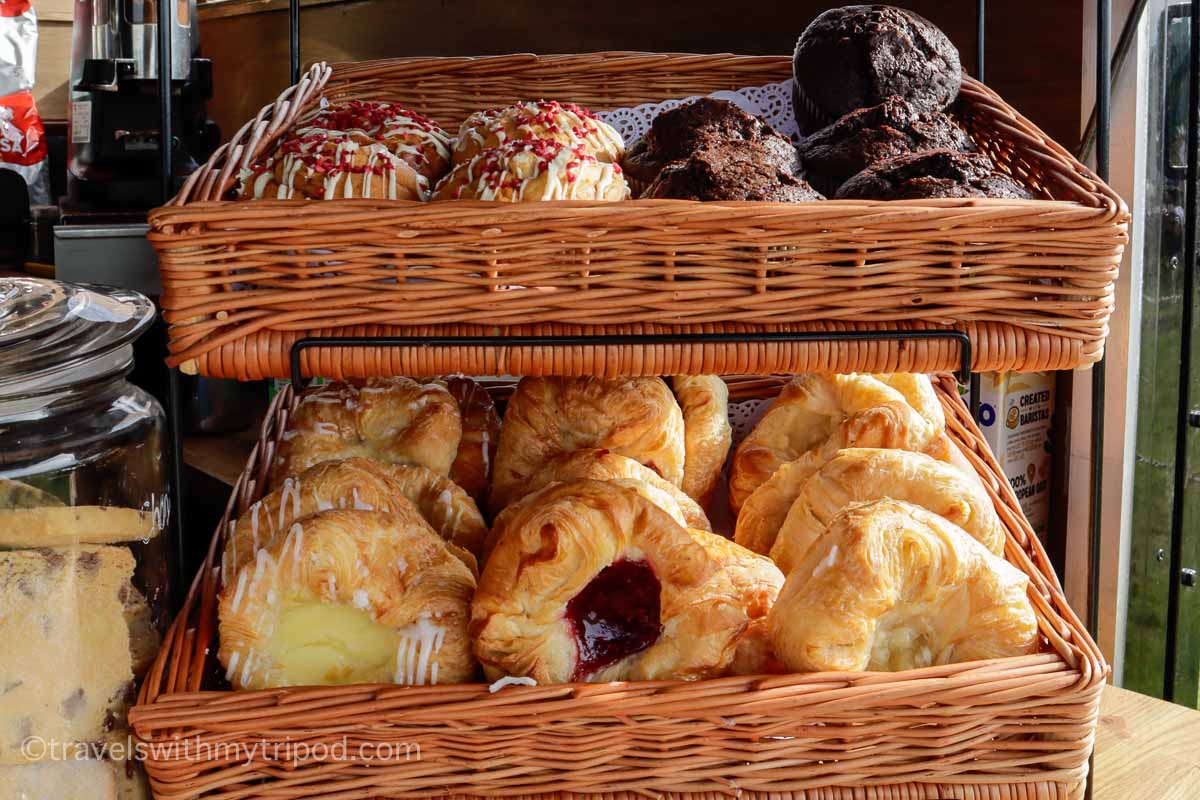 Breakfast pastries at Goodwood Revival