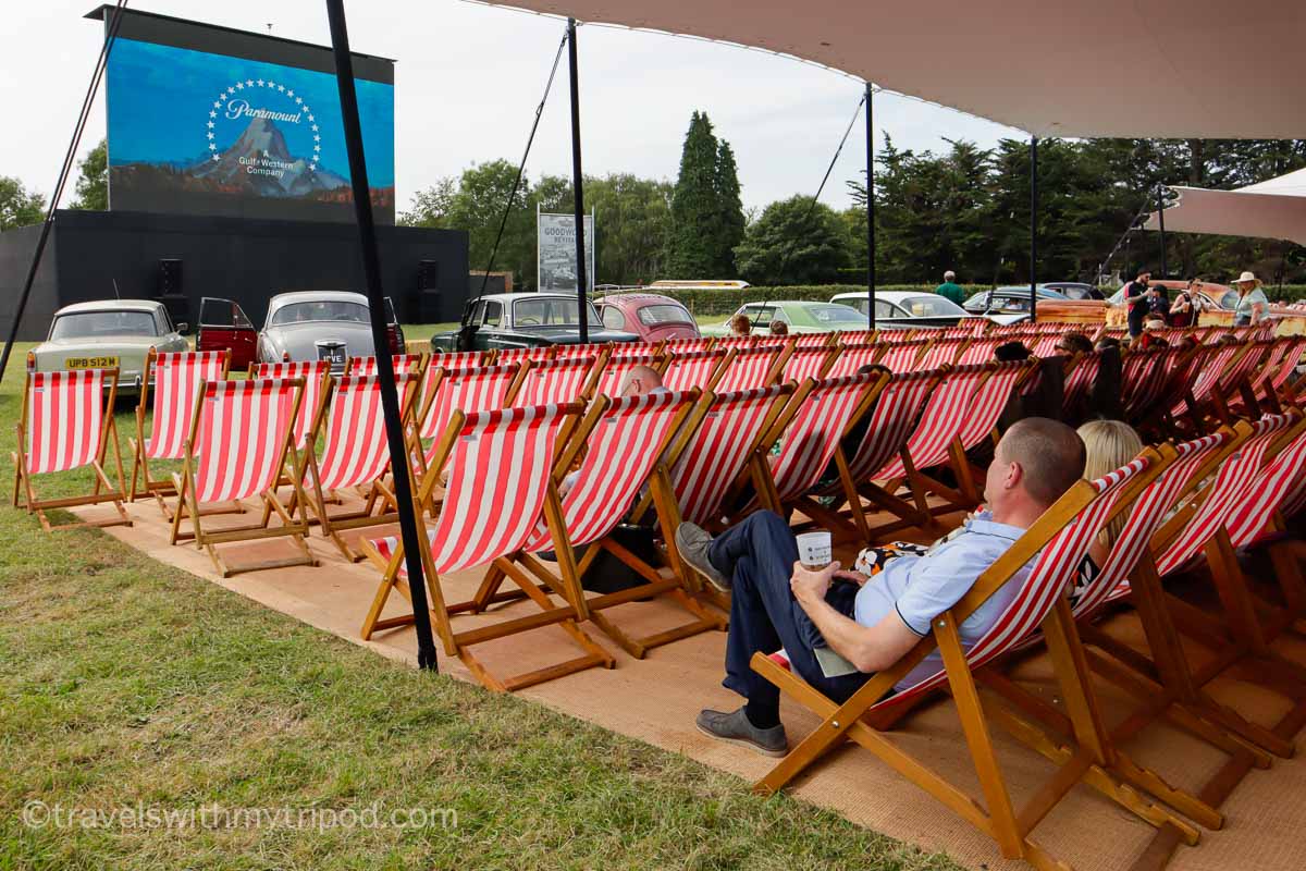 Drive-in cinema at Goodwood Revival