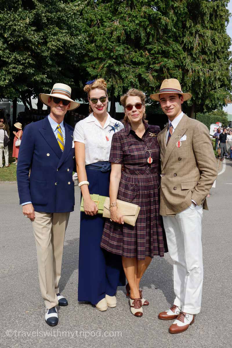 Vintage outfits at Goodwood Revival