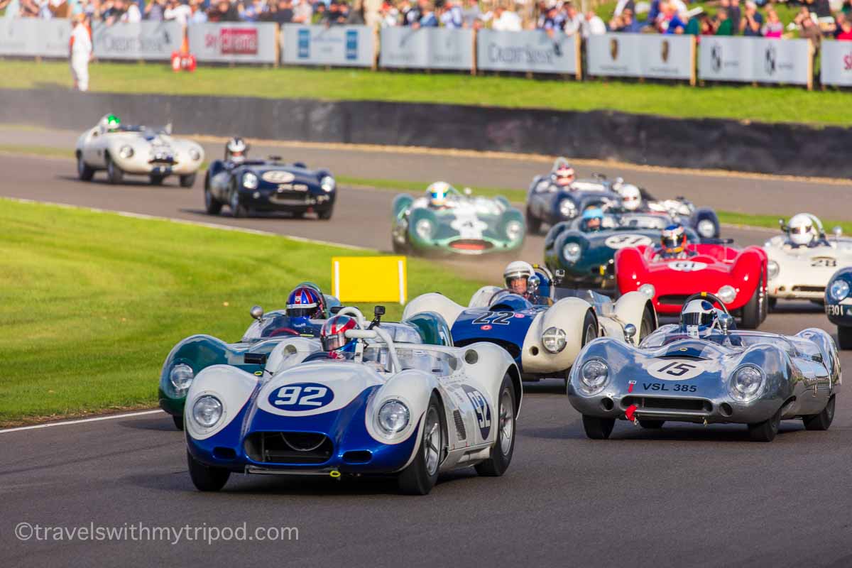 Sportscars racing at Goodwood Revival