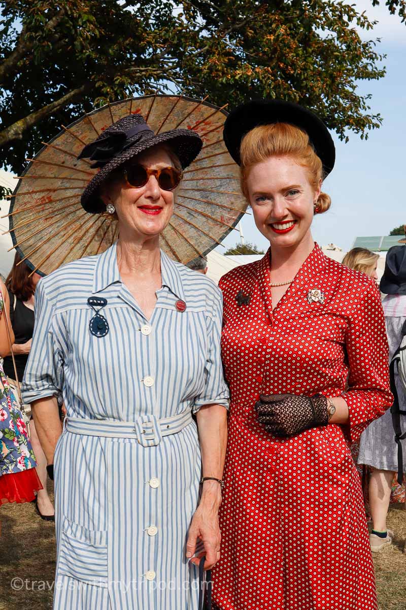 Vintage dresses at Goodwood Revival