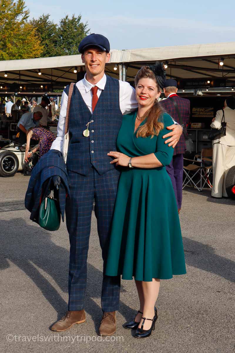 Vintage outfits at Goodwood Revival