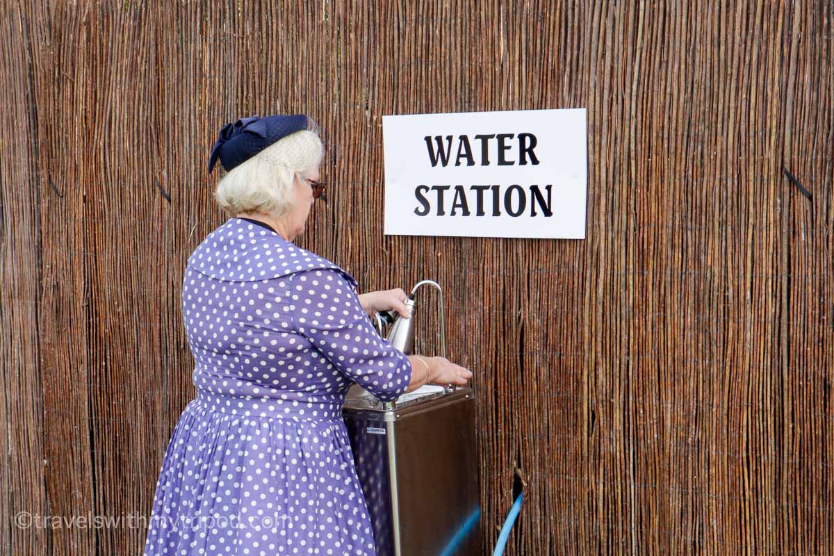 Free water station at Goodwood Revival