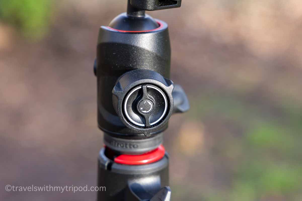 Manfrotto Befree GT XPRO head adjustment