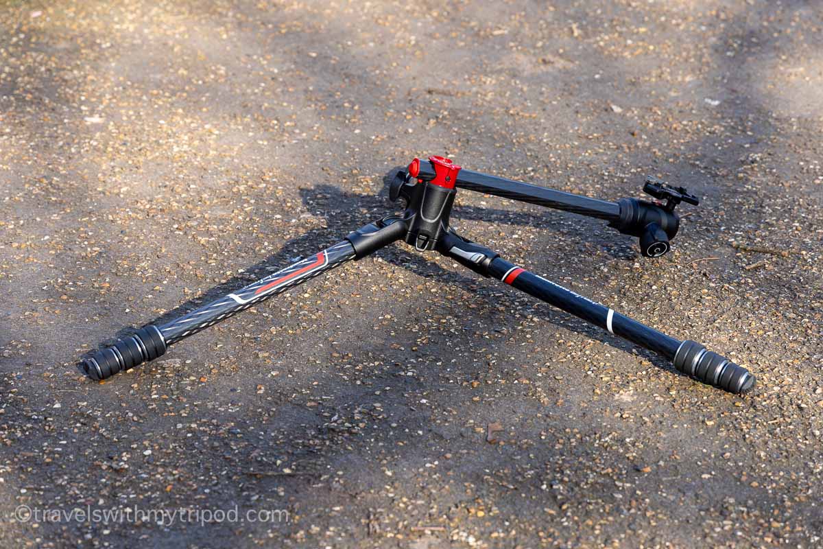 Manfrotto Befree GT XPRO is very adjustable