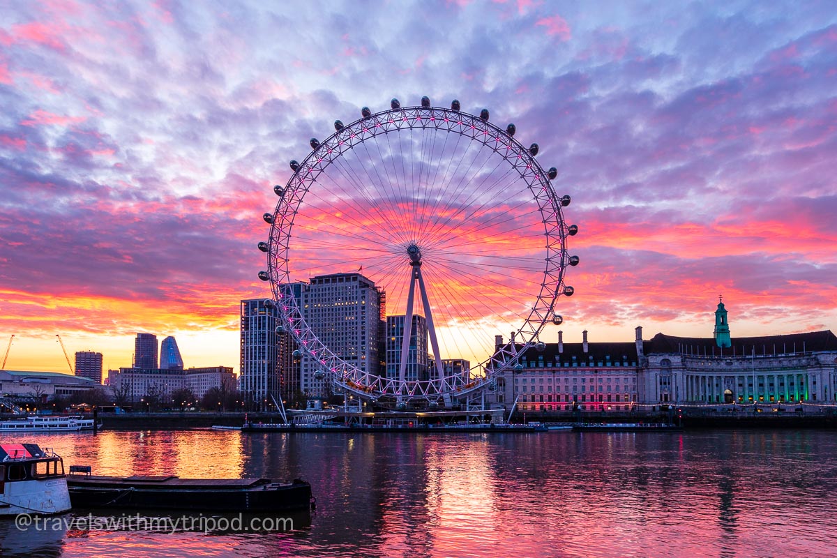 Enjoy stunning views over London from the London Eye
