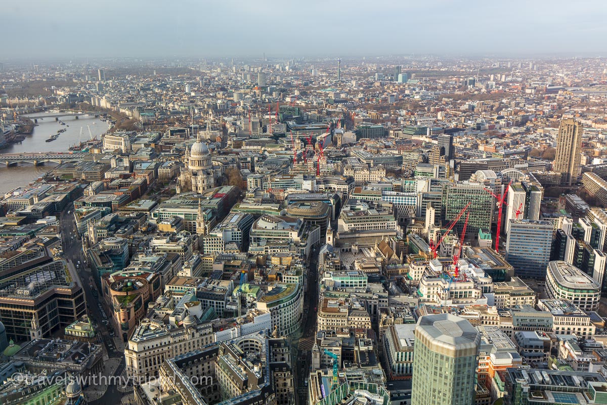 Views across London from Horizon 22