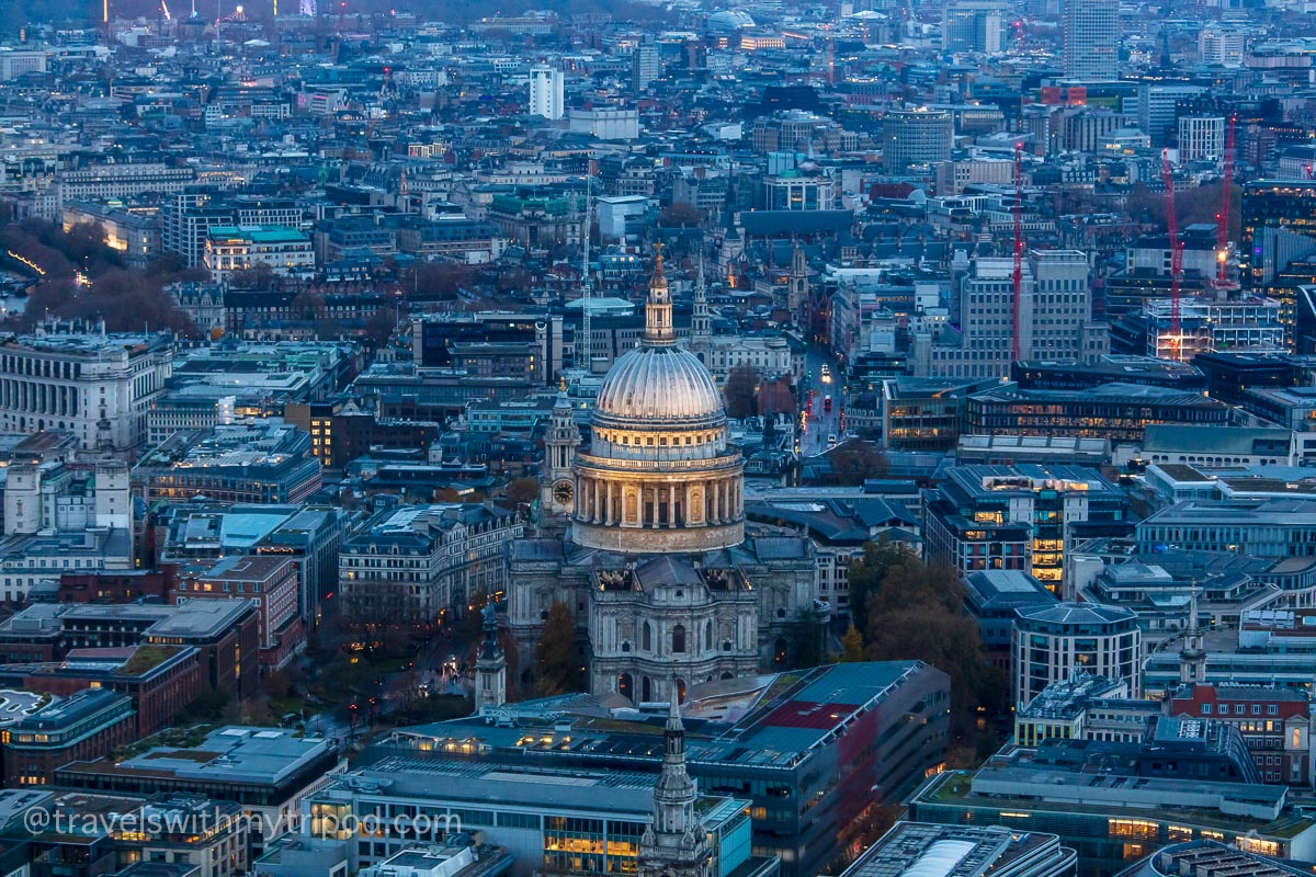 Views of St Paul's Cathedral from 8 Bishopsgate